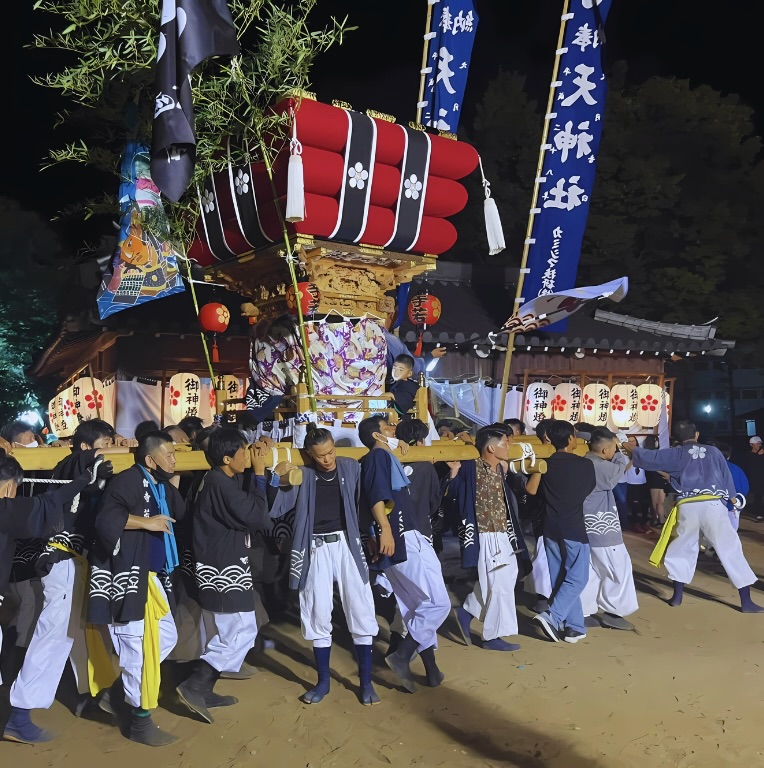 神島天神祭 宮周り