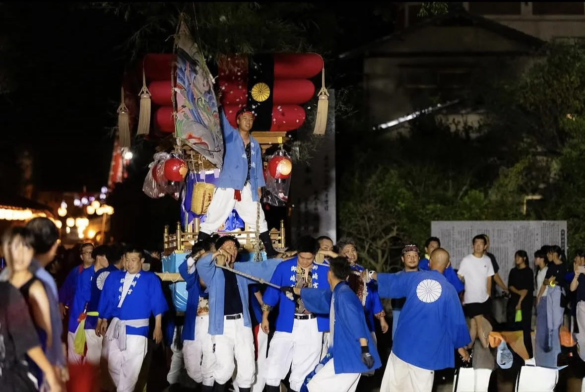 神島天神祭 宵宮の宮周り