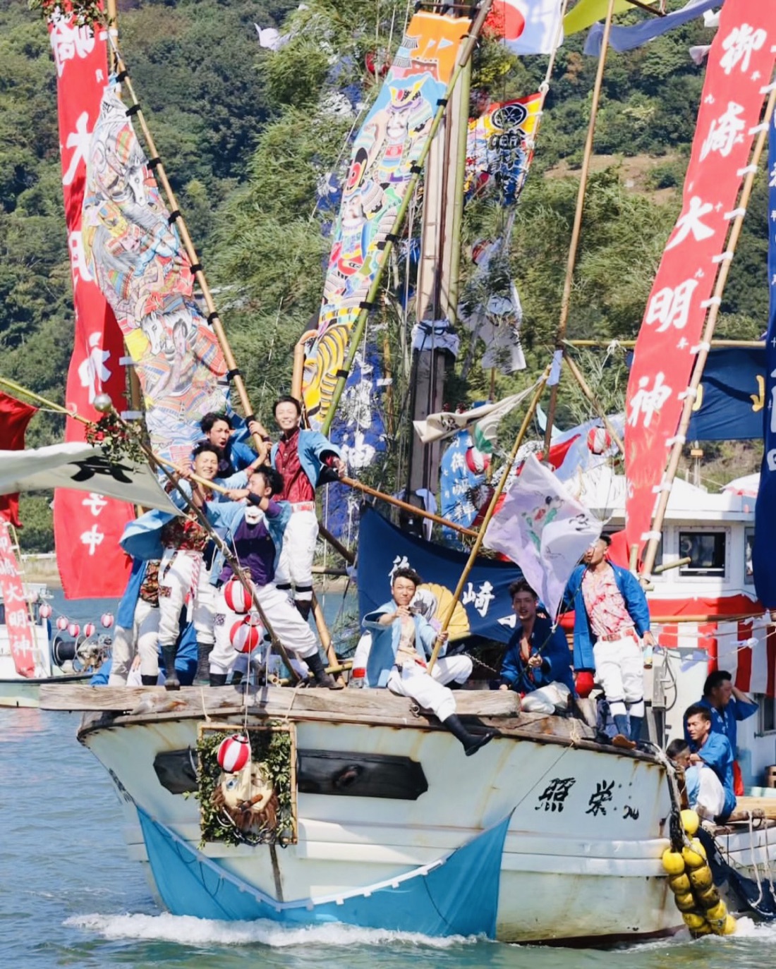神島天神祭 海からの御渡り