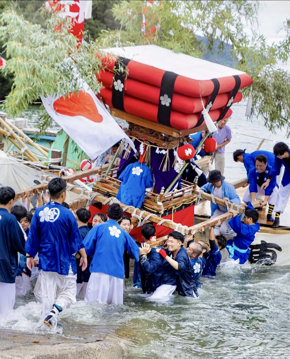 神島天神祭 御渡り