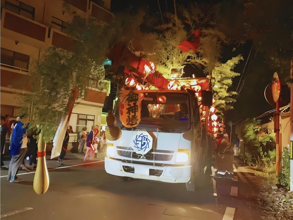 神島天神祭 宵宮の提灯